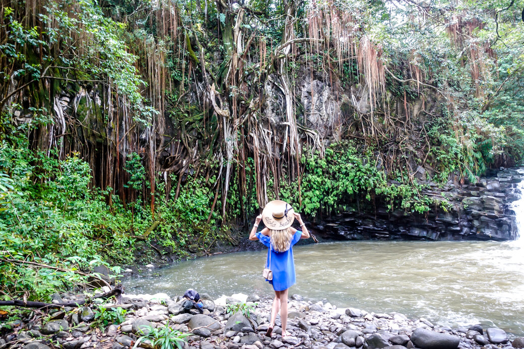 Twin Falls | Driving the Road to Hana | Maui | Hawaii | Bubbly Moments