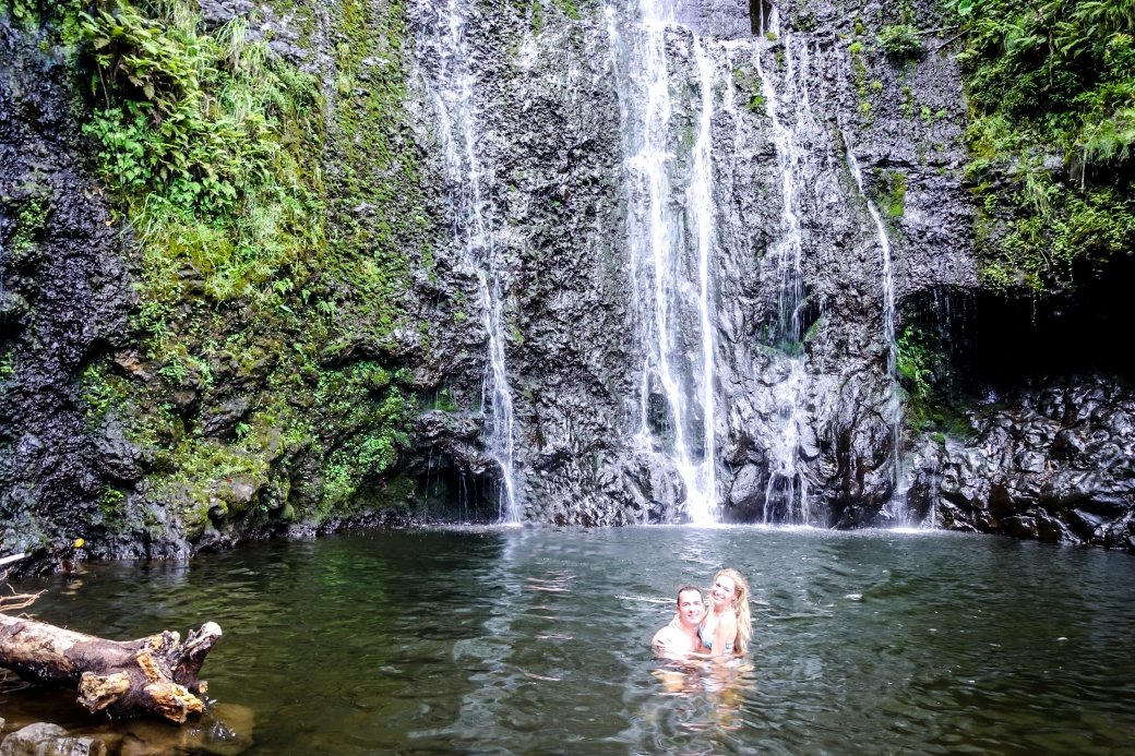 Wailua Falls | Driving the Road to Hana | Maui | Hawaii | Bubbly Moments