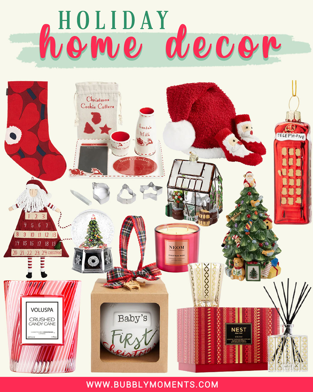 Christmas décor | Holiday Decor | Christmas Cancle | Christmas Ornaments | Christmas Diffuser | Seasonal Decor | Christmas Setup | Home Decor | Accessories | Bubbly Moments