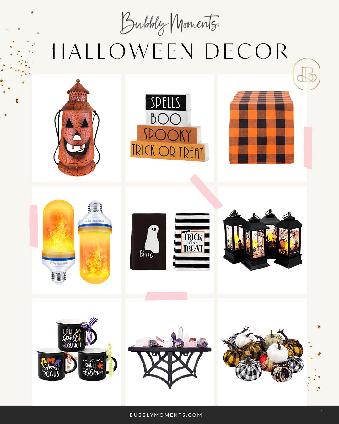 Spooky Home Décor Ideas | Scary Halloween Party Decorations | Halloween Home Décor Finds | Bubbly Moments