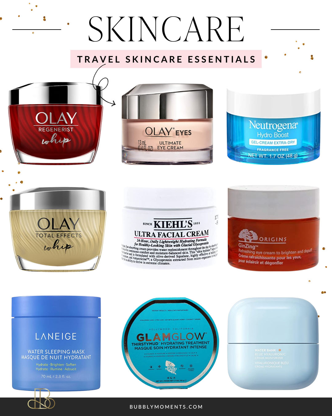 Best Skincare Products & Tips For Healthy Skin While Traveling | Travel Skincare Essentials | Good Habits for Healthy Skin During Your Travels | Bubbly Moments