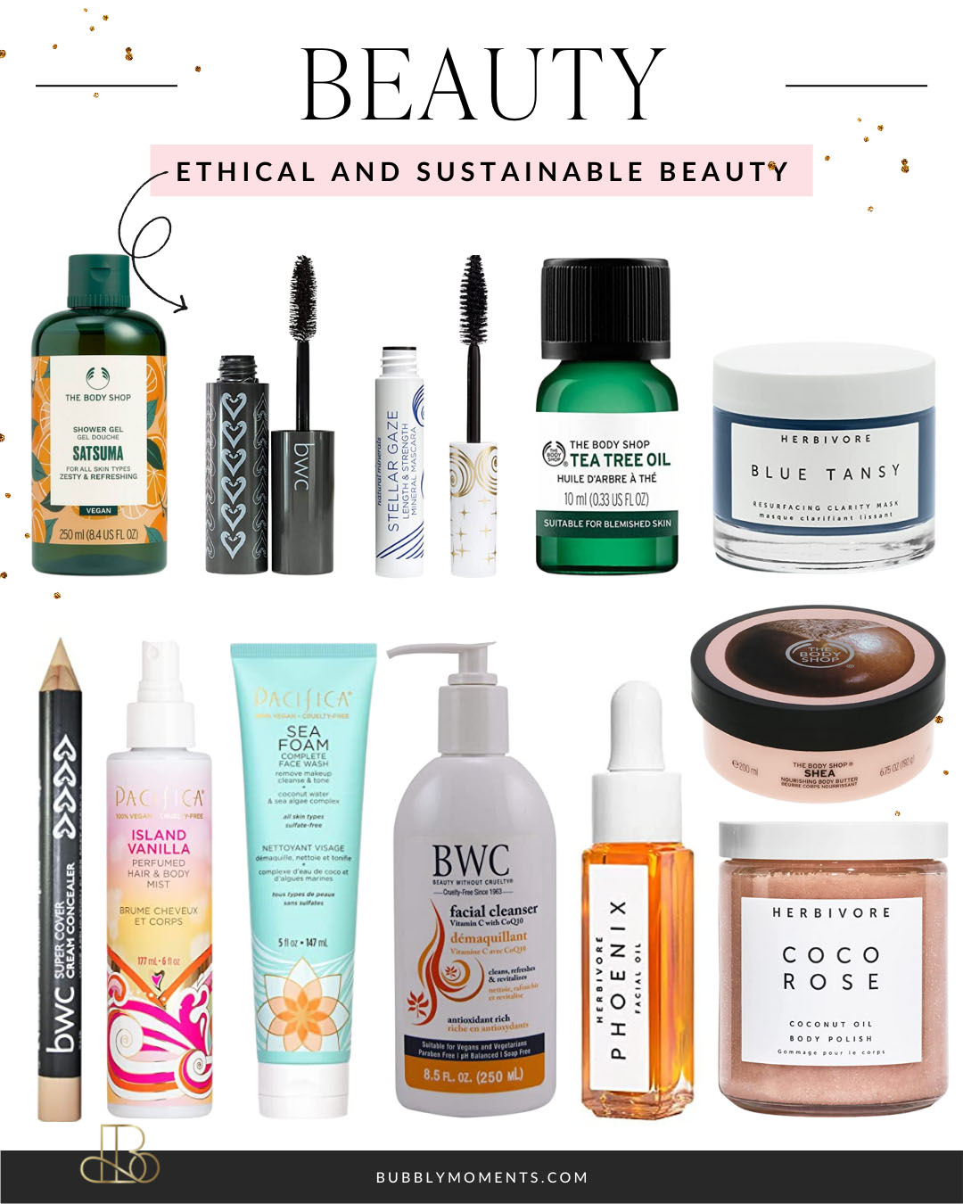 Cruelty-Free and Vegan-Conscious Travel Beauty Products | Conscious Travel Beauty Products | Ethical and Sustainable Beauty | Bubbly Moments